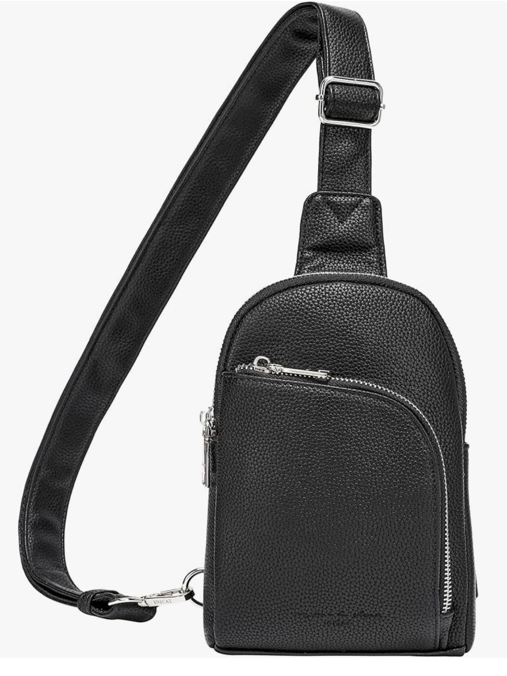 Inicat RFID Blocking Sling Bag, Anti Theft Crossbody Bag Compact Travel Leather